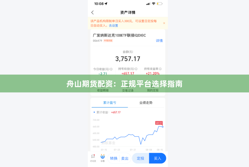 舟山期货配资：正规平台选择指南